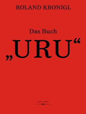 cover image of Das Buch "URU"